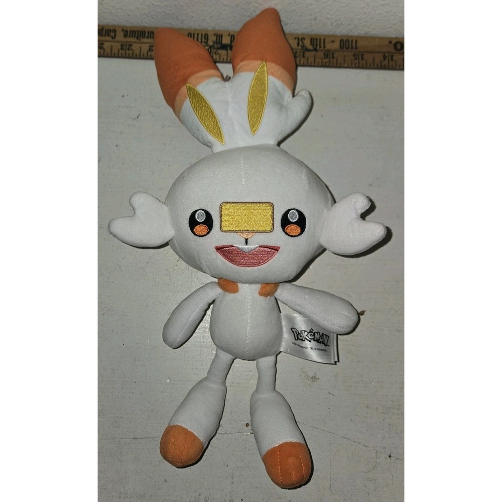 Pokemon Scorbunny Plush Stuffed Animal 2022 - Picture 3 of 3